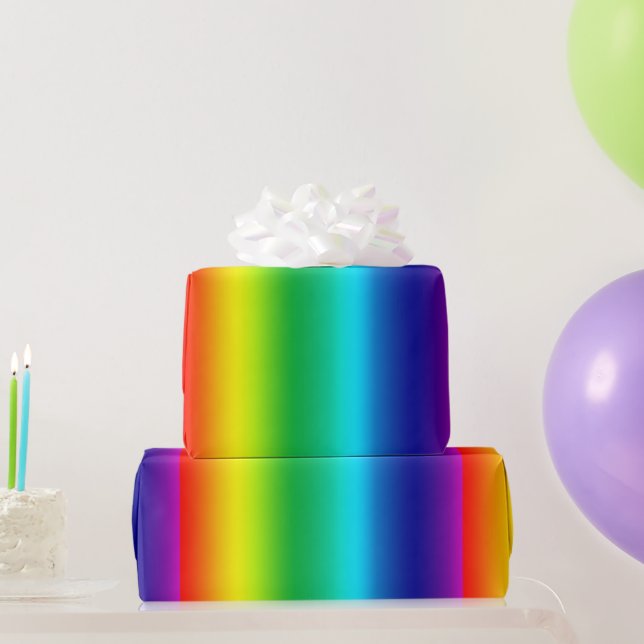 Rainbow Colors Spectrum Geschenkpapier (Partygeschenke)