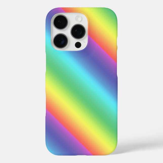 Rainbow Colors Spectrum iPhone 16 Pro Hülle (Rückseite)