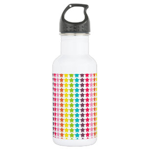 Rainbow Colors Star Pattern Edelstahlflasche