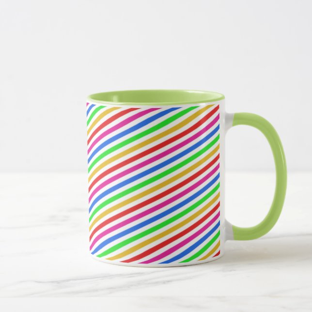 Rainbow Colors Strickte Tasse (Rechts)