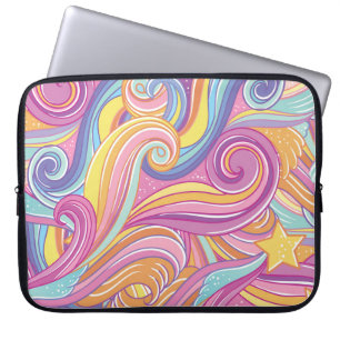 Rainbow Comet: Magical Dreamy Sky. Laptopschutzhülle
