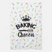 Rainbow Confetti Backen Königin lustigen Slogan
