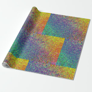 Rainbow Confetti Effect Wrapping Paper Geschenkpapier