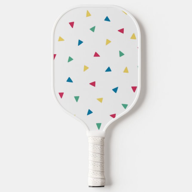 Rainbow Confetti Pickleball Paddle (Vorderseite)