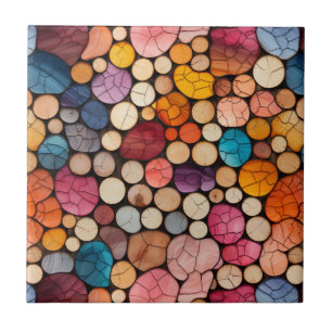 Rainbow Cork Tile Fliese