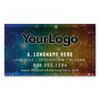 Rainbow Cosmic Galaxy Stars Artisan Company Logo
