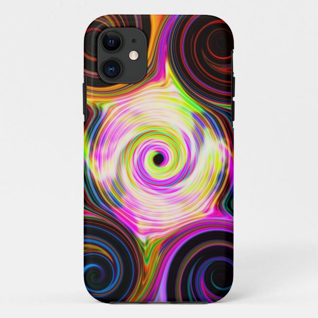 Rainbow Cosmic Swirl Phone Case (Rückseite)