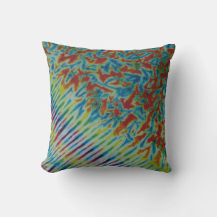 Rainbow Crinkle TieDye American MoJo Coussin