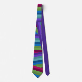 Rainbow Crisscross Krawatte