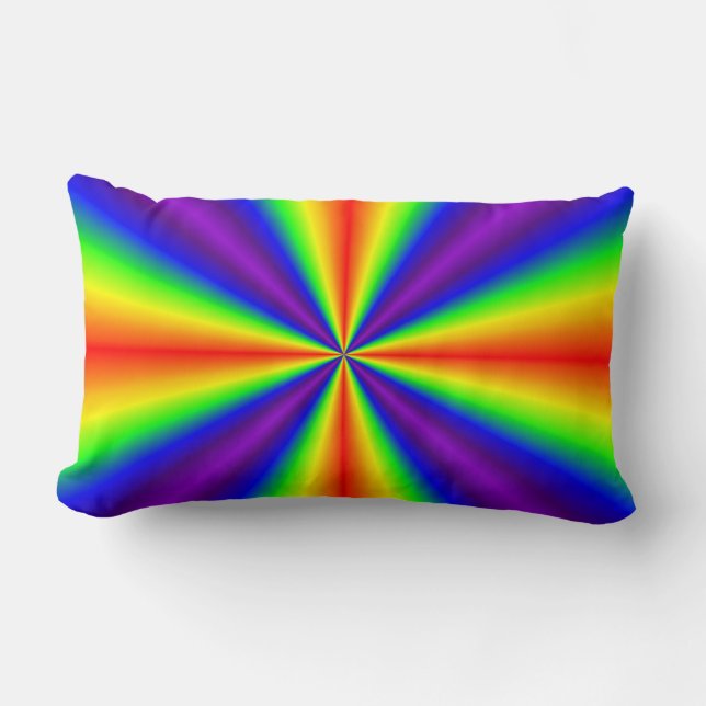 Rainbow Cross Lendenkissen (Vorderseite)