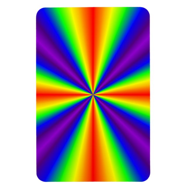 Rainbow Cross Magnet (Vertikal)