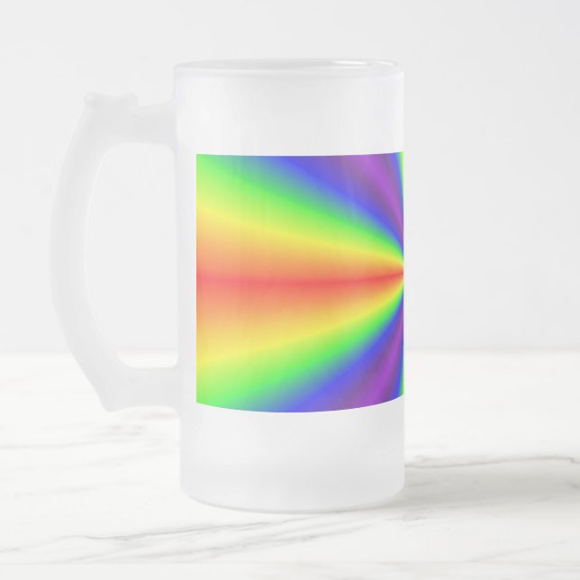 Rainbow Cross Mattierte Tasse (Links)