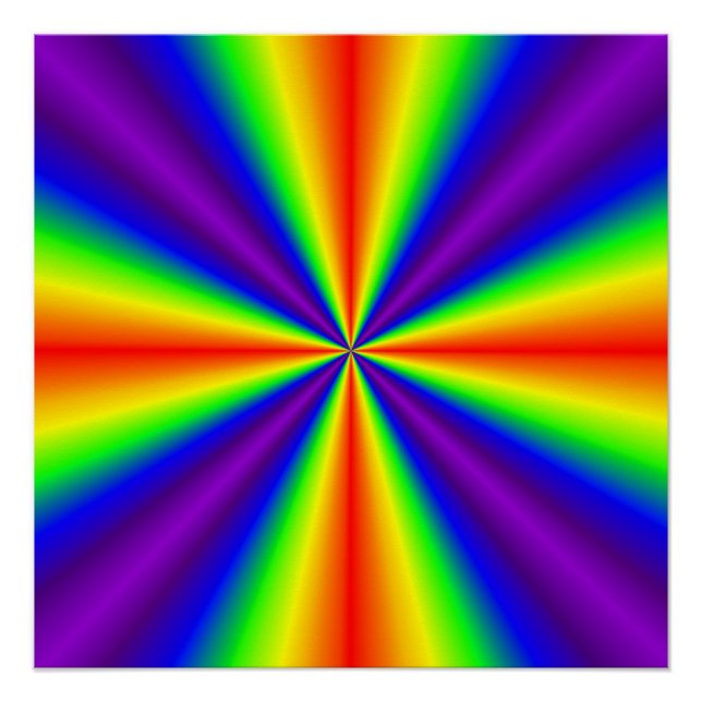 Rainbow Cross Poster (Vorderseite)