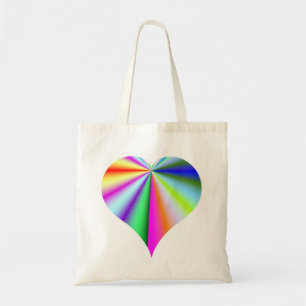 Rainbow Crush Heart Tote Bag Tragetasche