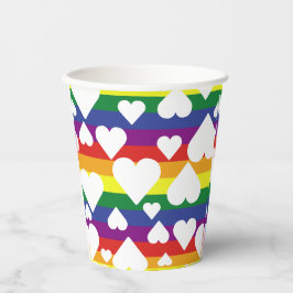 Rainbow Cups Pappbecher