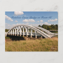 Rainbow Curve Bridgeon Route 66 in Kansas Postkarte