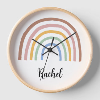 Rainbow Custom name Uhr
