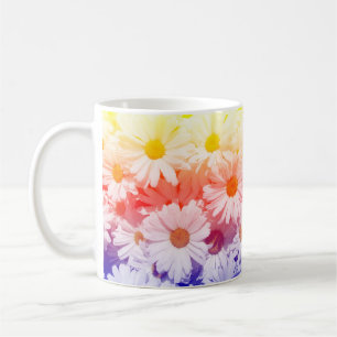 Rainbow Daisies Kaffeetasse