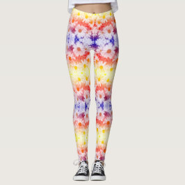 Rainbow Daisies Leggings