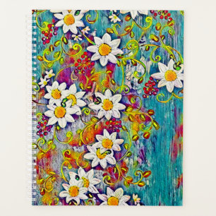 Rainbow Daisy Planner Planer