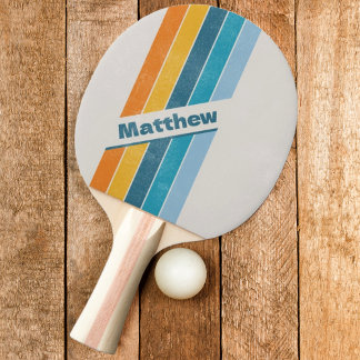 Rainbow Dark mit Namen gestört Tischtennis Schläger