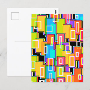 Rainbow Deco Home Living  Abstrakt     Postkarte