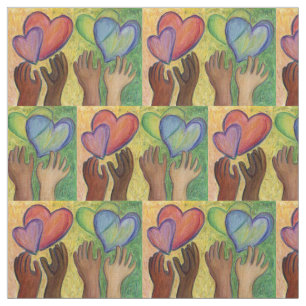Rainbow DEI Liebe Kunststoffe Stoff