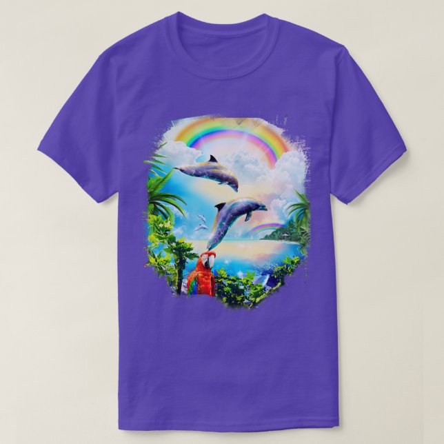 Rainbow-Delphine 3 T-Shirt (Design vorne)