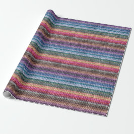 Rainbow Denim Pattern Geschenkpapier