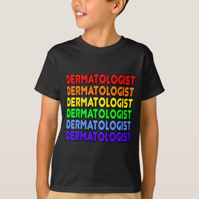 Rainbow Dermatologin T-Shirt (Vorderseite)