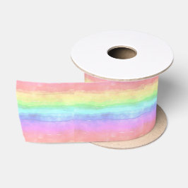 Rainbow Design Satin Ribbon Satinband