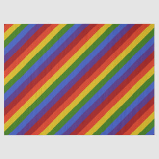 Rainbow Diagonal Classic Streifen Retro Seidenpapier