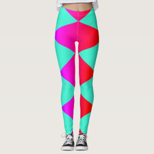 Rainbow Diamond Harlequin Leggings