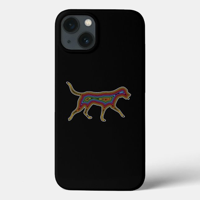 Rainbow Dog Case-Mate iPhone Hülle (Rückseite)