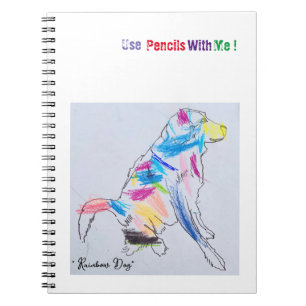 "Rainbow Dog"-Notebook Notizblock