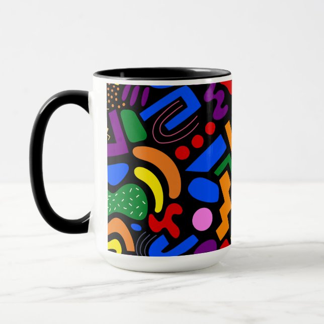Rainbow Dolly Mixture Tasse (Links)