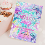 Rainbow Dolphin Under Sea Birthday Party Einladung<br><div class="desc">Rainbow Dolphin Under The Sea Birthday Party Einladung Alle Designs sind © PIXEL PERFECTION PARTY LTD</div>