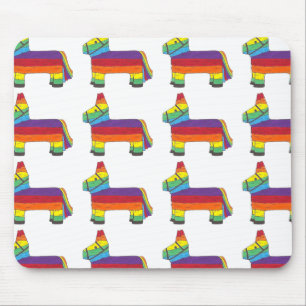 Rainbow Donkey Piñata Gastgeschenk Fiesta Celebrat Mousepad