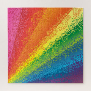 Rainbow Doodle Artwork