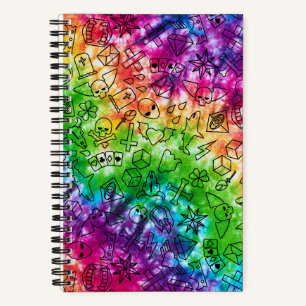 Rainbow Doodle Notizbuch