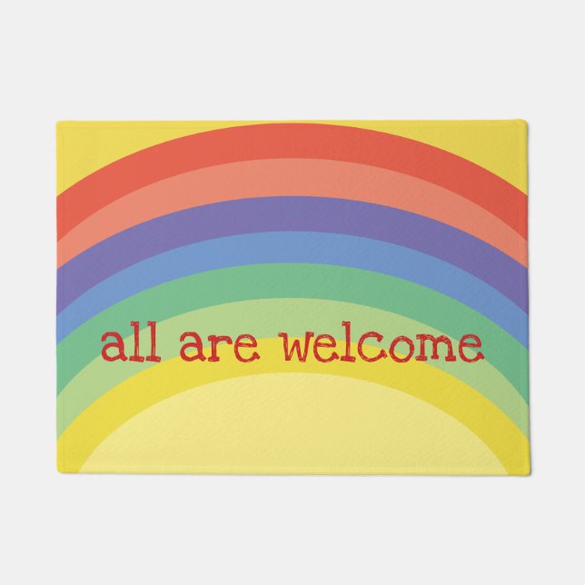 Rainbow Door Mat Fußmatte (Vorderseite)