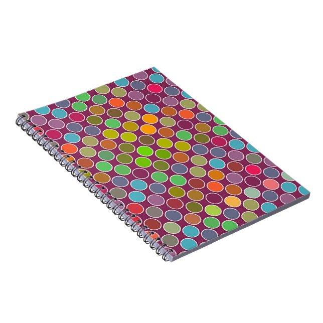 Rainbow Dots Journal Notizblock (Rechte Seite)