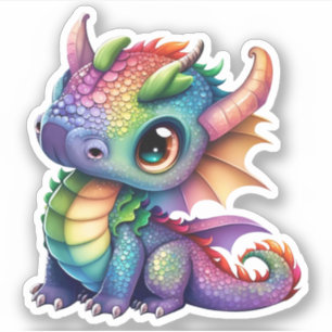 Rainbow Dragon Aufkleber