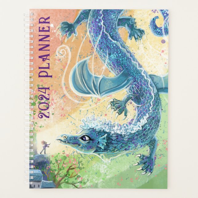 Rainbow Dragon Planner Planer (Vorderseite)