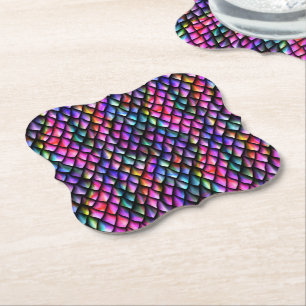Rainbow Dragon Scales Untersetzer