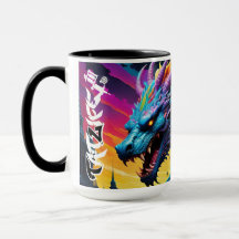 Rainbow Dragon Tasse