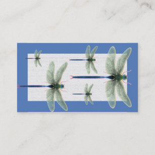 Rainbow Dragonfly Cartes de visite personnalisable
