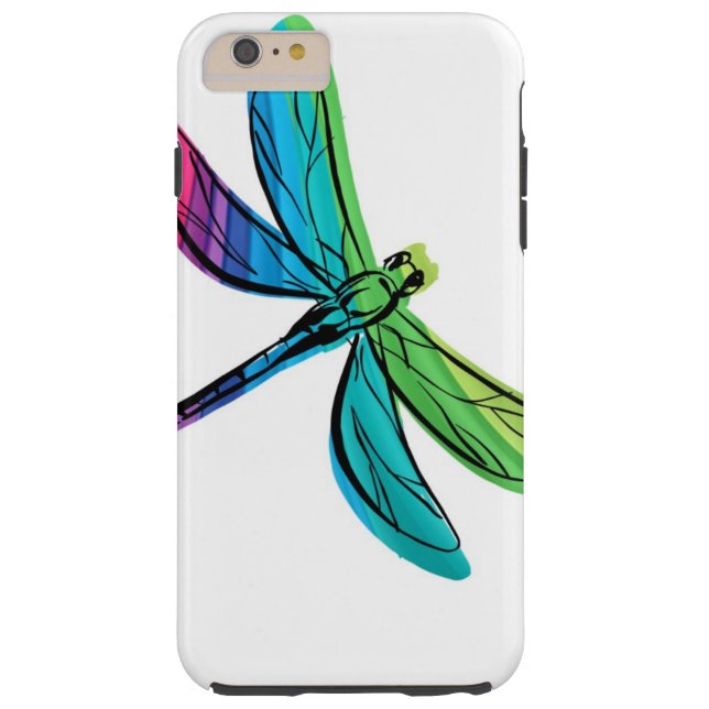 Rainbow Dragonfly Case-Mate iPhone Hülle (Rückseite)
