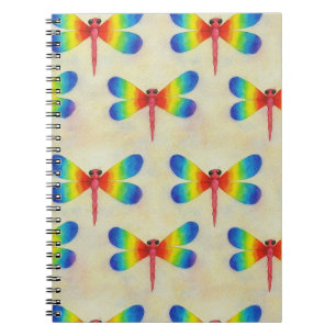 Rainbow Dragonfly Notizblock