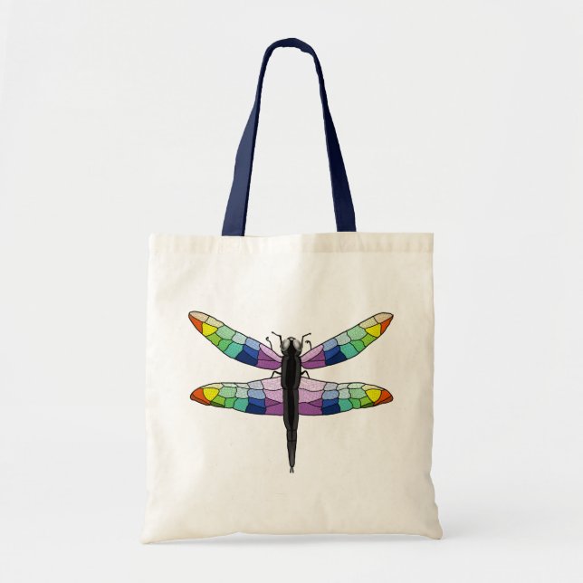 Rainbow Dragonfly Tragetasche (Vorne)